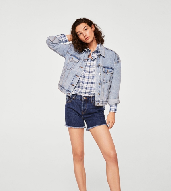 Medium denim overshirt